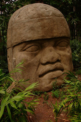 olmec head