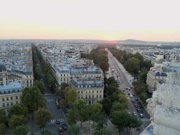 Paris from Arc de Triomphe1