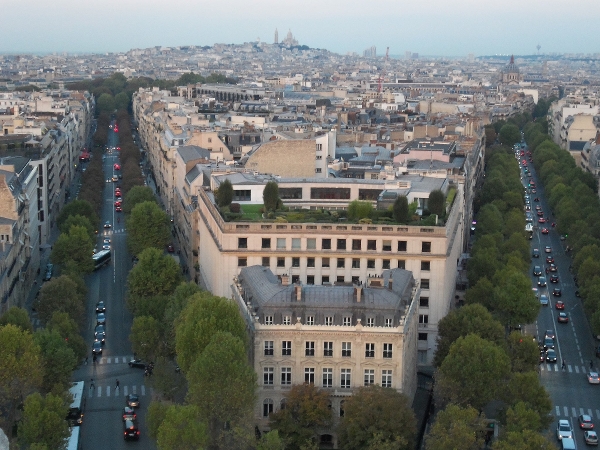 Paris from Arc de Triomphe2